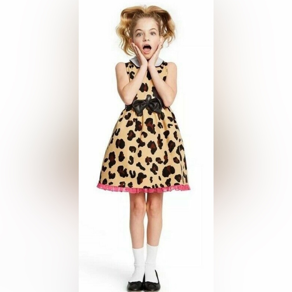 Harajuku Lovers Mini Animal Print Dress Leopard 4 5 XS
